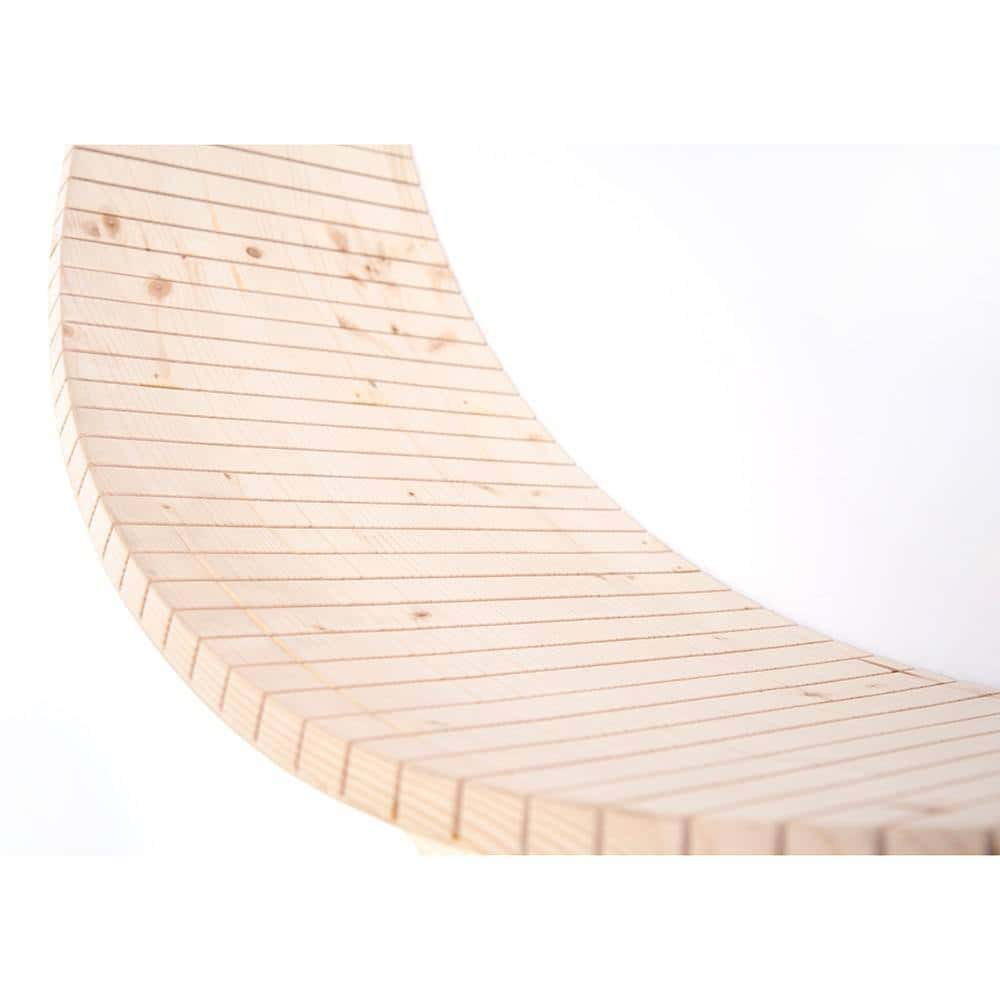 AndMakers MZ-Luna MYZOO Medium Luna Crescent Moon Shape Wall Mounted Wood Cat Bed AndMakers MZ-Luna MYZOO Medium Luna Crescent Moon Shape Wall Mounted Wood Cat Bed - Image 2
