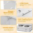 ANGELES HOME 8CK-10010PVWH 2-Cup Wood Pet Feeder Station with Stainless Steel Bowl in White ANGELES HOME 8CK-10010PVWH 2-Cup Wood Pet Feeder Station with Stainless Steel Bowl in White