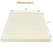 ANGELES HOME 3 in. Queen Air Cotton Mattress Topper