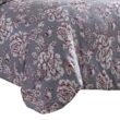 Benjara Tyler 8- Piece Gray Floral Print Microfiber Queen Bed Comforter Set Benjara Tyler 8- Piece Gray Floral Print Microfiber Queen Bed Comforter Set