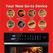 ARIA Ariawave 36 Qt Black Air Fryer Oven