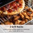 ARIA Ariawave 36 Qt Black Air Fryer Oven
