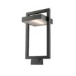 Filament Design Luttrel 1-Light 21.62 inch Black Aluminum Hardwired Outdoor Post Light with Square Standard Fitter with Integrated LED