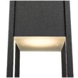 Filament Design Barwick 1-Light 27 inch Black Aluminum Hardwired Outdoor Post Light with Round Standard Fitter with Integrated LED