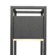 Filament Design Barwick 1-Light 19.75 inch Black Aluminum Hardwired Outdoor Post Light with Square Standard Fitter with Integrated LED