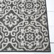 Nicole Miller Patio Country Danica Black/Gray 9 ft. x 12 ft. Geometric Indoor/Outdoor Area Rug