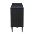 JAYDEN CREATION Mercury 56 in. Wide Black Sideboard with 3-Doors JAYDEN CREATION Mercury 56 in. Wide Black Sideboard with 3-Doors