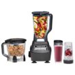 NINJA Mega Kitchen System 72 oz. 5-Speed Black Blender and Food Processor with Travel Cups (BL770)