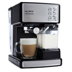 Mr. Coffee  1-Cup Cafe Barista in Black Stainless Steel