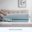 Brookside 3 in. King Gel Memory Foam Mattress Topper