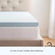 Brookside 3 in. King Gel Memory Foam Mattress Topper