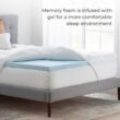 Brookside 4 in. King Down Alternative Mattress Topper