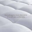 Brookside 4 in. King Down Alternative Mattress Topper
