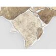 Dundee Deco REHD245WB-10 3D Falkirk Renfrew 39 in. x 25 in. Brown Beige Faux Stone PVC Decorative Wall Paneling (10-Pack)