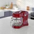 KENMORE Kenmore Elite Ovation 5 Qt Stand Mixer, 500W 10-Speed, Pour-In Top, Beater, Whisk, Dough Hook, Red