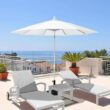 California Umbrella GSCU118302-F32-DWV 11 ft. Aluminum Collar Tilt Double Vented Patio Umbrella in Black Olefin California Umbrella GSCU118302-F32-DWV 11 ft. Aluminum Collar Tilt Double Vented Patio Umbrella in Black Olefin