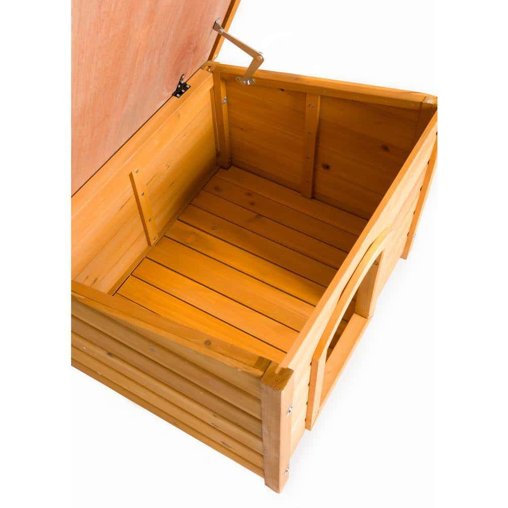 Creative Cedar Designs 2660 K-9 Kamp Wooden Dog House Creative Cedar Designs 2660 K-9 Kamp Wooden Dog House - Image 3