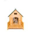 Creative Cedar Designs 2515 K-9 Kastle Dog House with Porch and Door Flaps Creative Cedar Designs 2515 K-9 Kastle Dog House with Porch and Door Flaps