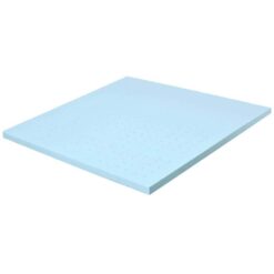Costway  Blue 4 in. Gel-Infused Memory Foam Mattress Topper Ventilated Bed Pad Queen