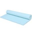 Costway Blue 4 in. Gel-Infused Memory Foam Mattress Topper Ventilated Bed Pad Queen
