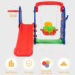 Costway TY325113+ 3 in 1 Junior Children Climber Slide Swing Seat Basketball Hoop Playset Backyard Costway TY325113+ 3 in 1 Junior Children Climber Slide Swing Seat Basketball Hoop Playset Backyard
