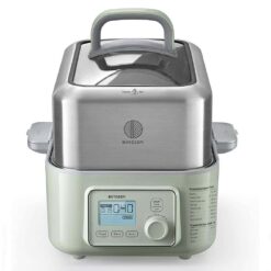 BUYDEEM  5-Qt Stainless Steel Electric Food Steamer with Auto Power-Off Protection