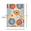 SAFAVIEH Cabana Cream/Red 9 ft. x 12 ft. Floral Leaf Indoor/Outdoor Patio Area Rug