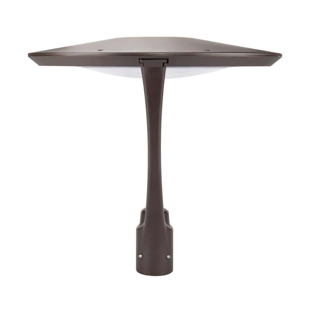 Viribright 100-Watt Equivalent Hardwired Dark Bronze Motion Sensing LED 25 in. Deck Post Light with Dimming Capabilities Viribright 100-Watt Equivalent Hardwired Dark Bronze Motion Sensing LED 25 in. Deck Post Light with Dimming Capabilities - Image 5