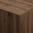 Welwick Designs Dark Walnut Wood and Metal Accent Modern 4-Door Sideboard Welwick Designs Dark Walnut Wood and Metal Accent Modern 4-Door Sideboard