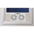 Lasko 12.9 in. H X 9 in. D 3 speed Electronically Reversible Twin Window Fan