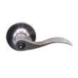 DELANEY HARDWARE KIT#BN3001R-PP 5-Bennett Satin Nickel Entry Door Handles and 5-Satin Nickel Single Cylinder Deadbolt All Keyed Alike