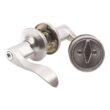 DELANEY HARDWARE KIT#BN3001R-PP 5-Bennett Satin Nickel Entry Door Handles and 5-Satin Nickel Single Cylinder Deadbolt All Keyed Alike