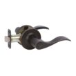 DELANEY HARDWARE KIT#BN3007R-PP 5-Bennett Edged Oil Rubbed Bronze Entry Door Handles and 5-Edged Oil Rubbed Bronze Sgl Cyl Deadbolts All Keyed Alike