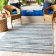 Artistic Weavers Llyr Denim 7 ft. 10 in. x 10 ft. 2 in. Indoor/Outdoor Patio Area Rug