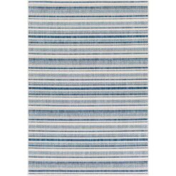 Artistic Weavers  Llyr Denim 7 ft. 10 in. x 10 ft. 2 in. Indoor/Outdoor Patio Area Rug