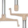 CFS Brands 361410EC25 Sparta 30 in. Tan Polypropylene Upright Dust Pan (6-Pack)