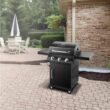 Dyna-Glo DGP397CNP-D Premier 3-Burner Propane Gas Grill in Black with Folding Side Tables