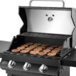 Dyna-Glo DGP397CNP-D Premier 3-Burner Propane Gas Grill in Black with Folding Side Tables