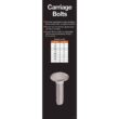Everbilt 803640 1/2 in.-13 x 10 in. Galvanized Carriage Bolt (25-Pack)