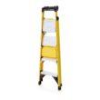 Gorilla Ladders GLXF-5B 5.5 ft. Fiberglass Dual Platform Step Ladder with Project Bucket (10 ft. Reach), 300 lbs. Capacity Type IA Duty Rating