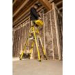 Gorilla Ladders GLXF-5B 5.5 ft. Fiberglass Dual Platform Step Ladder with Project Bucket (10 ft. Reach), 300 lbs. Capacity Type IA Duty Rating