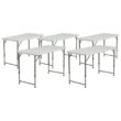Carnegy Avenue CGA-DAD-515370-GR-HD Granite White Folding Table