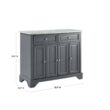 CROSLEY FURNITURE Avery Grey Kitchen Island CROSLEY FURNITURE Avery Grey Kitchen Island