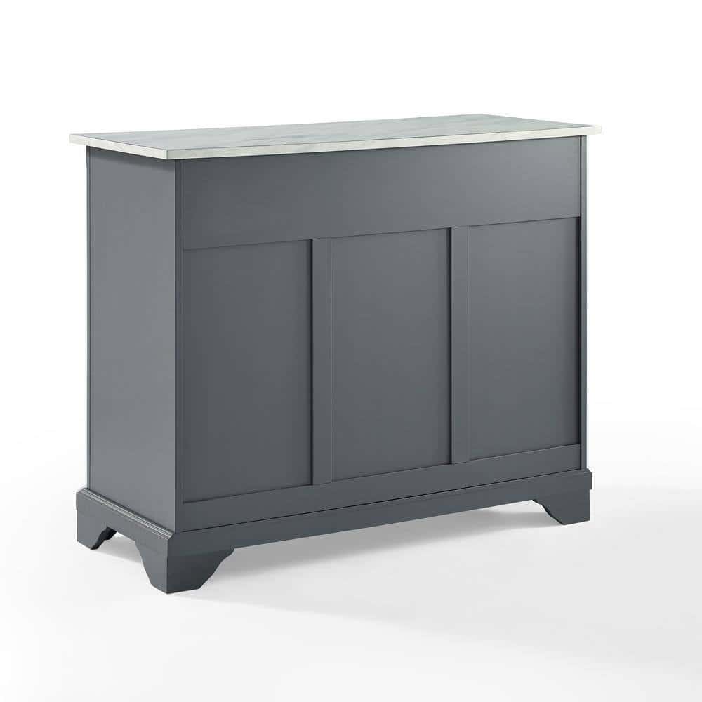 CROSLEY FURNITURE Avery Grey Kitchen Island CROSLEY FURNITURE Avery Grey Kitchen Island - Image 7