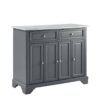 CROSLEY FURNITURE Avery Grey Kitchen Island CROSLEY FURNITURE Avery Grey Kitchen Island