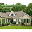 Cisvio D0102HPK737 Expandable Faux Privacy Fence, Decorative Faux Ivy Greenery Fencing Panel, with White Flower (4-Pack)