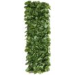 WELLFOR OP-HWY-70780 31 in. Plastic Garden Fence Green Artificial Ivy Fence Screen (Set of 3)
