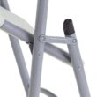 National Public Seating 602 Grey Plastic Seat Outdoor Safe Folding Chair (Set of 4)