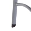 National Public Seating 602 Grey Plastic Seat Outdoor Safe Folding Chair (Set of 4)