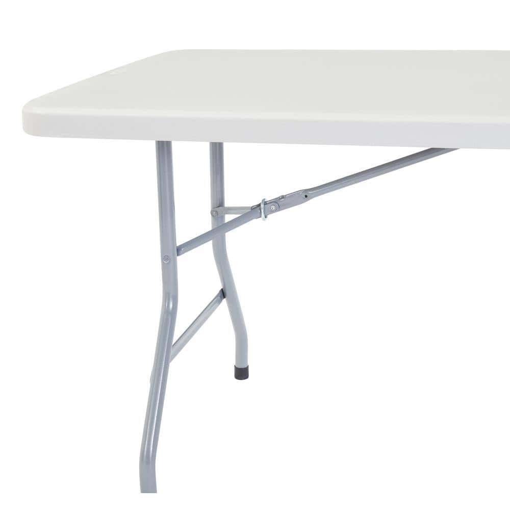 National Public Seating BT-3072 72 in. Grey Plastic Folding Banquet Table National Public Seating BT-3072 72 in. Grey Plastic Folding Banquet Table - Image 4